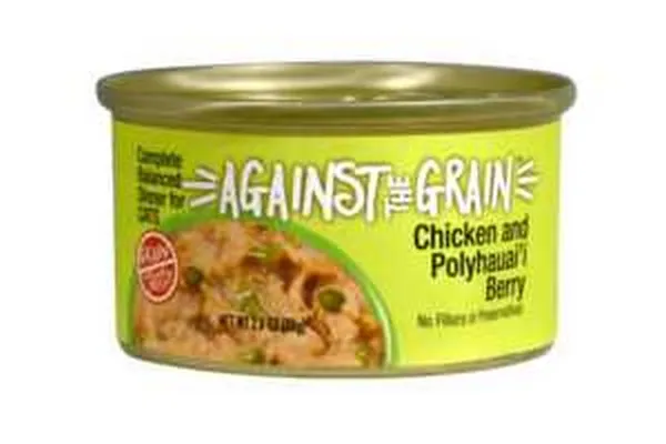 24/2.8 oz. Against The Grain Chicken & Polyhauai'I Berry Dinner For Cats - Food